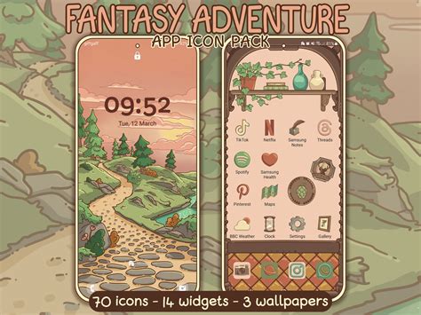 Fantasy Adventure Icon Pack for Ios, Android & Tablet, Wallpapers ...