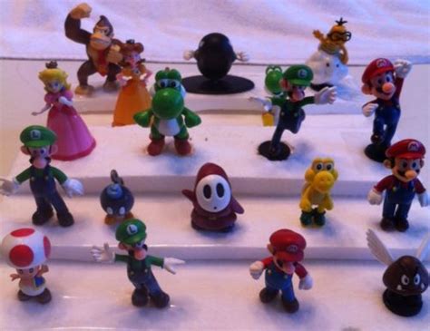 Nintendo Super Mario Bros 18pc Figure Collection Set U S Seller 805401747