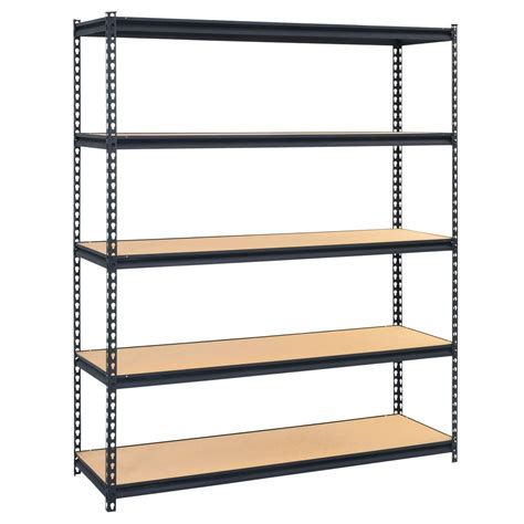 Muscle Rack 60 In W X 72 In H X 24 In D 5 Tier Steel Shelving Unit