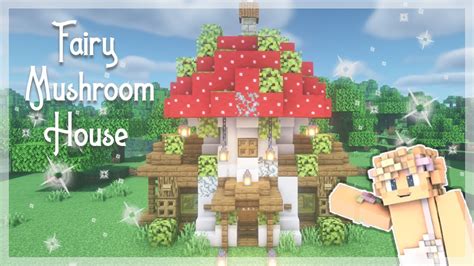 🌸 MINECRAFT Tutorial : Fairy Mushroom House 🌸 Aesthetic | Fairycore | Cottagecore - YouTube