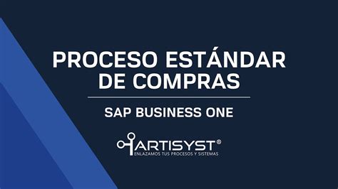 Proceso estándar de compras en SAP Business One YouTube