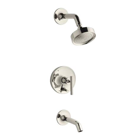 KOHLER Purist 1 Handle Bath And Shower Faucet Trim In Vibrant Polished