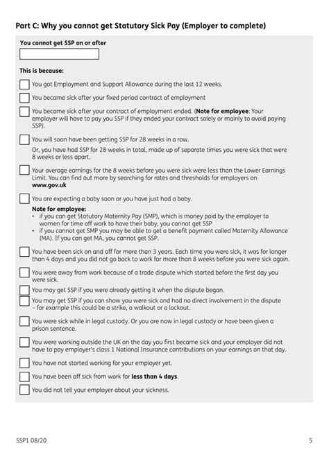 Form Ssp1 Fill Out Sign Online And Download Printable Pdf United Kingdom Templateroller