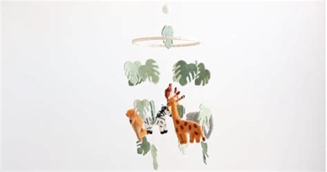 Amazon Woodland Mobile For Crib By First Landings Baby Nursery