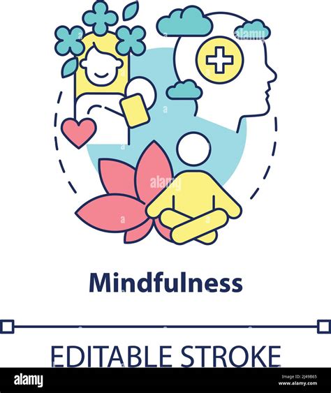 Mindfulness Concept Icon Stock Vector Image And Art Alamy