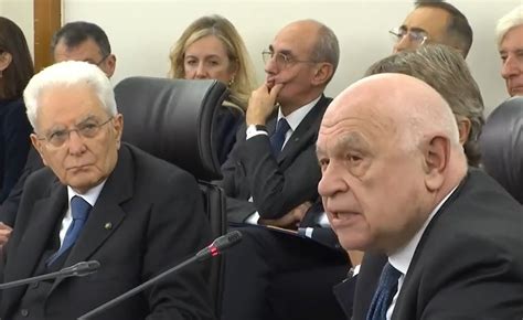 Csm Al Plenum Toni Soft Di Nordio Davanti All Arbitro Mattarella Tra