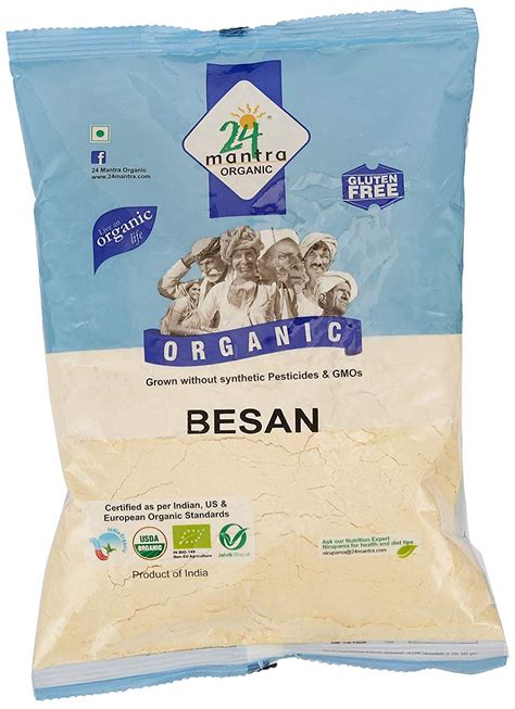 24 Mantra Organic Besan Gram Flour Amazon In Grocery Gourmet Foods