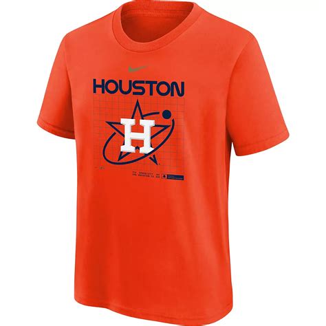 Nike Youth Houston Astros City Connect Home Logo T Shirt Academy