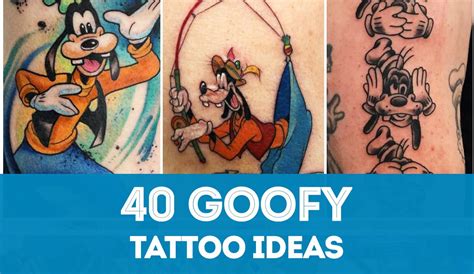 Updated 40 Fun Loving Goofy Tattoos Disney Characters Tattoos