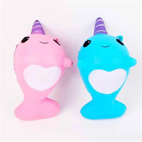 Whale Squishy Kawaii Narwhal Squishies Millie The Whale Stuffed Animal