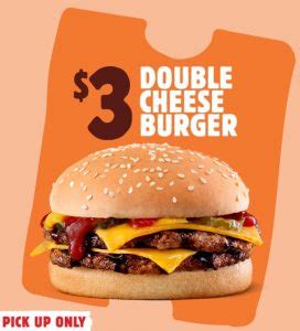 Deal Hungry Jack S Double Cheeseburger Via App Until December