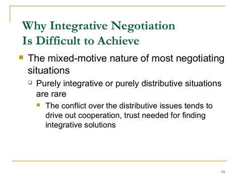 integrative negotiation 