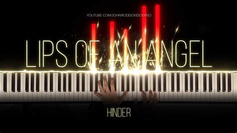 Hinder Lips Of An Angel Piano Cover With Strings With Lyrics