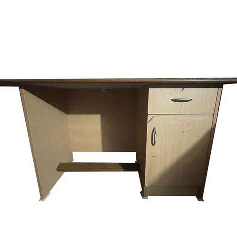 Plywood Rectangular Wooden Office Table With Storage At Best Price In