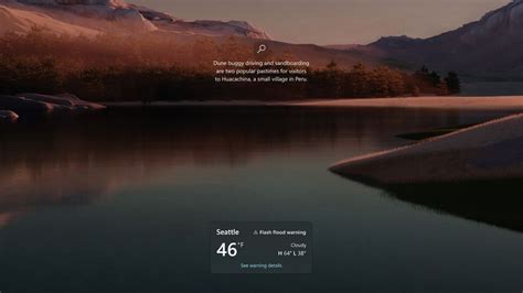 Microsoft Is Bringing Windows S Weather Widget To Windows Lock