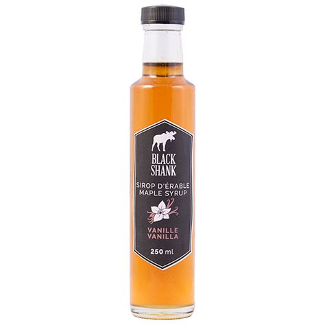 Vanilla Maple Syrup 250 Ml Black Shank