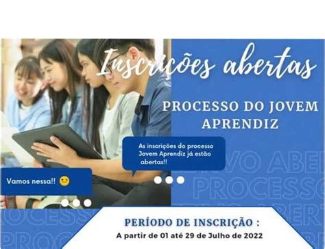 Últimos Dias Para Inscrever No Programa De Jovem Aprendiz