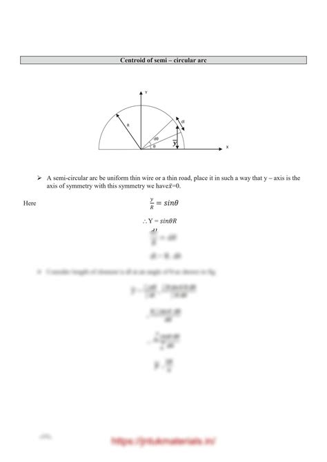 Solution Centroid Area Moments Of Inertia And Mass Moments Of Inertia