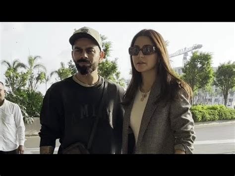 Virat Kohli And Anushka Sharma Spotted At Mumbai Airport After Rcb