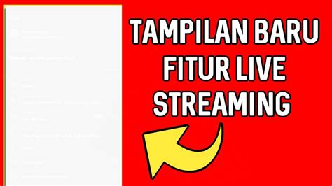 Update Terbaru Di Live Streaming Youtube Youtube