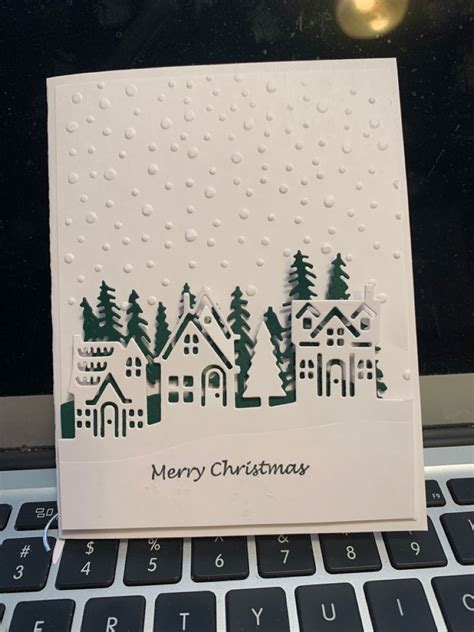 Pin By Susana Manzo On Deco Navidad Stamped Christmas Cards