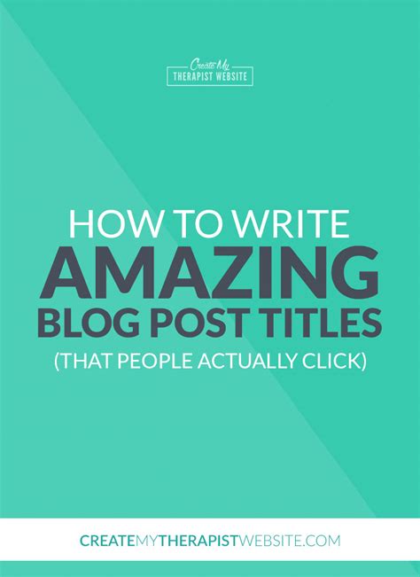 How To Write Amazing Blog Post Titles That People Actually Click