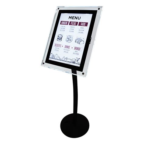 Illuminated Menu Stand Smart Hospitality Supplies