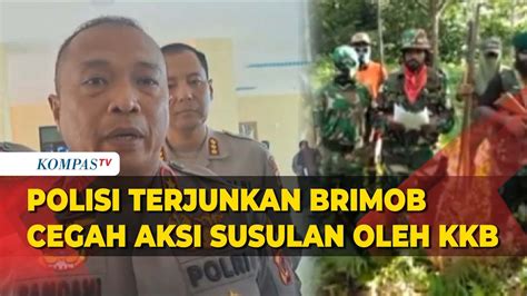 Polisi Terjunkan Brimob Cegah Aksi Susulan Oleh KKB Usai Bakar 1 Unit