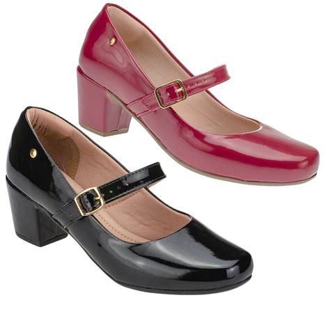Sapato Feminino De Boneca - Kit 2 Pares Sapato Feminino Boneca de Dança Salto baixo quadrado Bloco ...