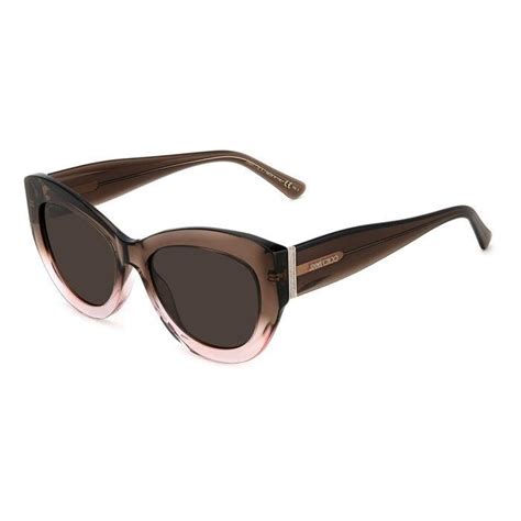 Jimmy Choo XENA S M Brown Nude Sunglasses Woman