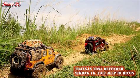 RC Adventures Rock Crawling Traxxas TRX4 Defender Yikong YK 4102 Jeep