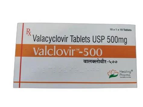 Valacyclovir Valclovir 1000mg 500mg Valaciclovir Tablets At Rs 600