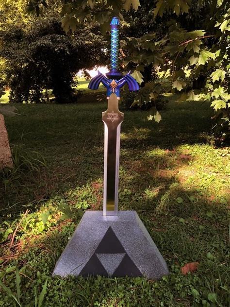 Legend Of Zelda Triforce Display Pedestal Of Time Master Etsy