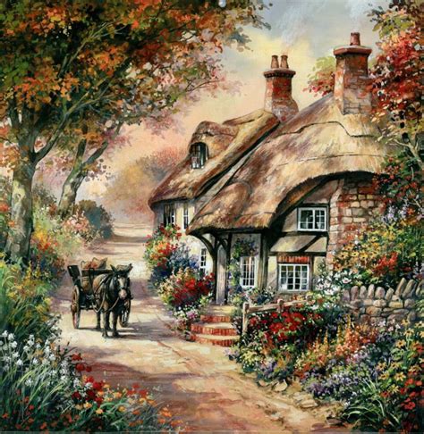 Jim Mitchell Skmbtc25207051610042 Landscape Paintings Cottage