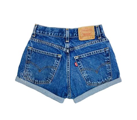 Levis Shorts High Waisted Cutoffs Denim Cheeky All Sizes