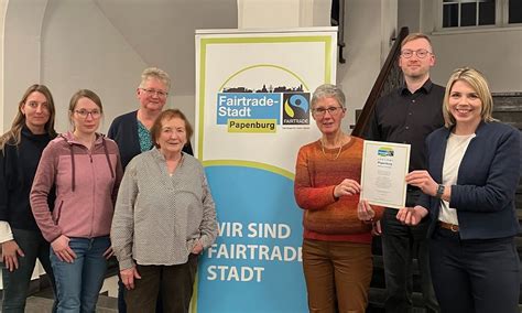 Papenburg erneut als Fairtrade Town zertifiziert Engagement für