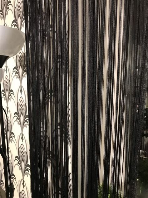 Занавеска нитяная "Кисея Ch", черный, 290х300см купить по выгодной цене ...