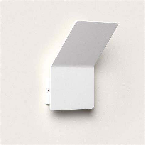 Applique Murale LED Aluminium Lerna 6W Blanche Blanc Chaud 2700K