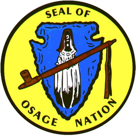 Official seal of the Osage Nation adopted in 1957. The Osage Nation ...