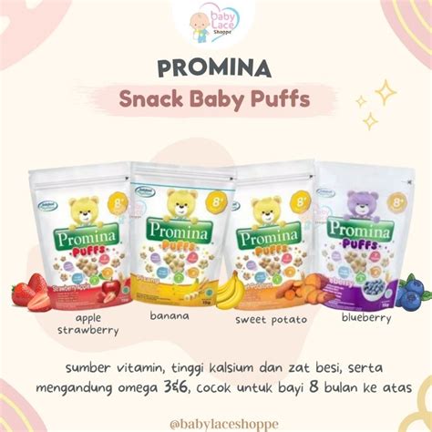 Jual Promina Puff Snack Bayi Snack Puff Bayi Cemilan Bayi Gr