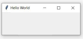 Tkinter Hello World Code Allow
