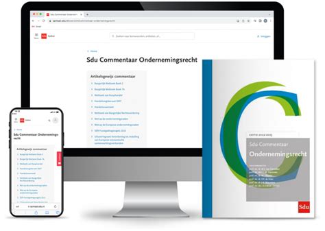 Sdu Commentaar Ondernemingsrecht Online Boek Sdu