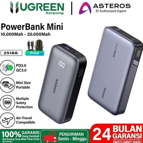 Jual Powerbank 10000Mah 20000Mah Ugreen Pd Fast Charging 20W 22 5W