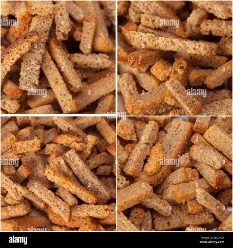 Dried Bread Pieces Stock Photo Alamy