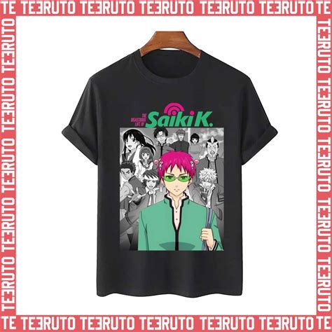 Saiki K Life Anime Design The Disastrous Life Of Saiki K Unisex T Shirt Teeruto