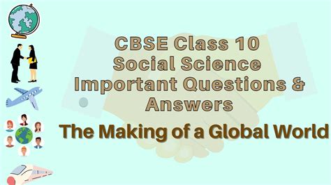 CBSE Class 10 Social Science Important Questions And Answers History