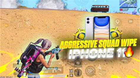 AGGRESSIVE SOLO VS SQUADIPHONE 11 SMOOTH EXTREME PUBG BGMI TEST