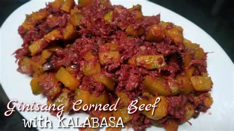 Ginisang Corned Beef With Kalabasa Matipid At Masarap Na Ulam Kalabasa With Corned Beef