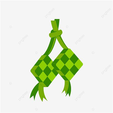 Ketupat Eid Vector Hd Png Images Ilustrasi Ketupat Idul Fitri Ketupat