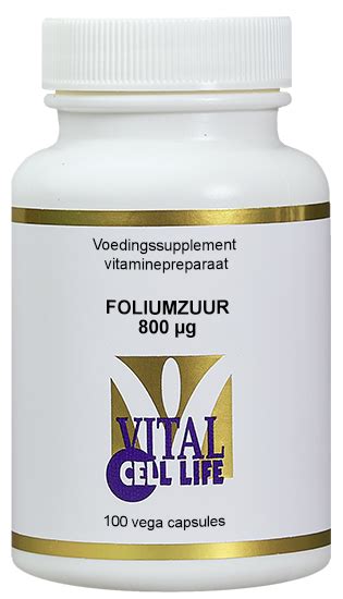 Foliumzuur Mcg Capsules Vital Cell Life Nova Vitae